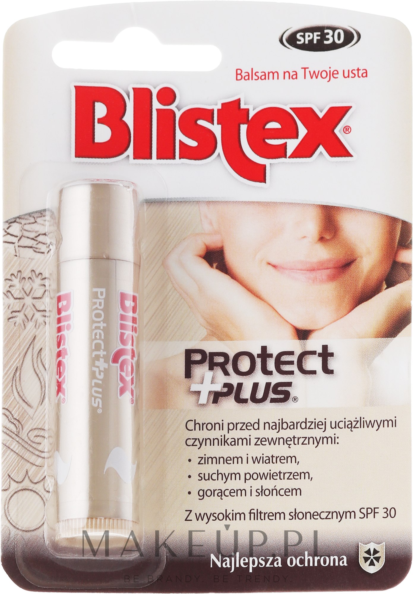 Pomadka ochronna do ust SPF 30 - Blistex Protect Plus Lip Balm — Zdjęcie 4.25 g