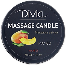 Kup Świeca do masażu dłoni i ciała Mango - Divia Massage Candle Hand & Body Mango Di1570