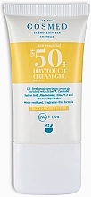 Krem-żel przeciwsłoneczny do skóry tłustej i mieszanej - Cosmed Sun Essential Dry Touch Cream Gel SPF50 — Zdjęcie N1