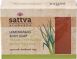 Kup Mydło w kostce do ciała Trawa cytrynowa - Sattva Ayurveda Lemongrass Body Soap