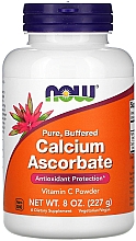 Suplement diety Askorbinian wapnia, 227 g - Now Foods Pure Buffered Calcium Ascorbate Vitamin C Powder — Zdjęcie N1