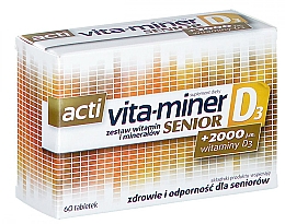 Kup Suplement diety - Aflofarm Acti Vita-Miner Senior D3 Suplement Diety