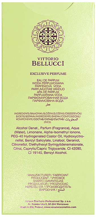 Vittorio Bellucci Vernissage Essence - Woda perfumowana — Zdjęcie N3