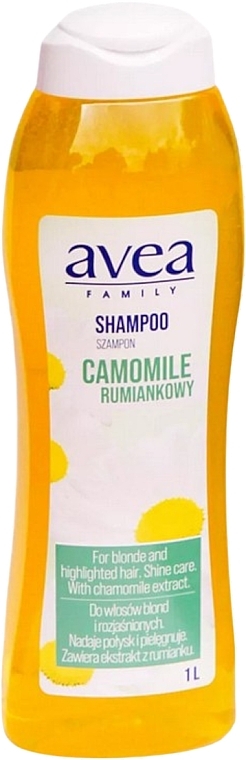 Szampon rumiankowy do włosów blond i rozjaśnionych - Avea Camomile Shampoo — Zdjęcie N2
