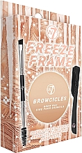 Zestaw - W7 Freeze Frame Gift Set (eyebrow/wax/14ml + eyebrow/brush/1pcs + eyebrow/razor/1pcs) — Zdjęcie N2
