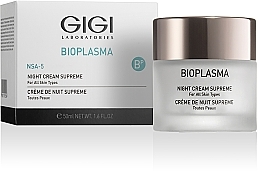 Krem odżywczy na noc - Gigi Bioplasma Night Cream Supreme — Zdjęcie N2