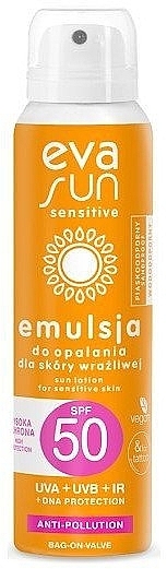 Emulsja przeciwsłoneczna do skóry wrażliwej - Eva Natura Sun Sensitive Emulsion SPF50 — Zdjęcie N1