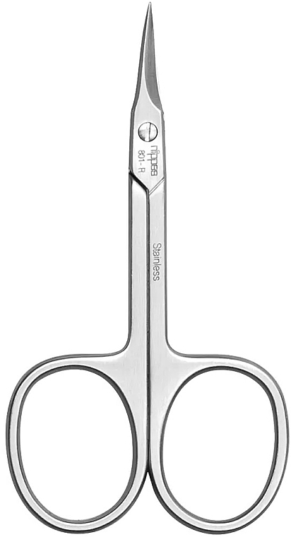 Nożyczki do skórek, 9 cm - Nippes Solingen Scissors N801R — Zdjęcie N1