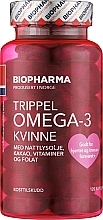 Potrójny kwas Omega-3 z witaminami dla kobiet - Biopharma Trippel Omega-3 — Zdjęcie N1