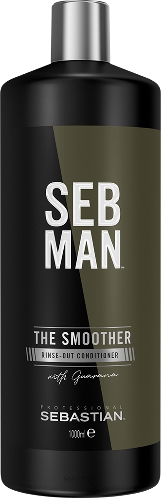 Wygładzająca odżywka do włosów dla mężczyzn - Sebastian Professional Seb Man The Smoother Rinse-Out Conditioner — Zdjęcie 1000 ml