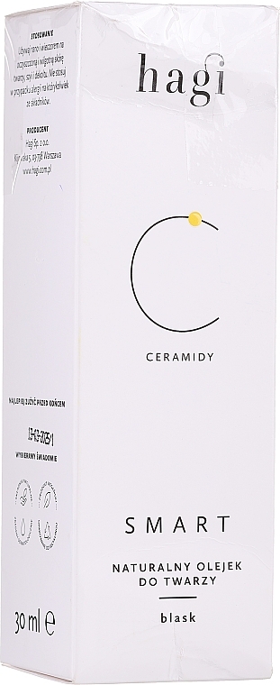 PRZECENA! Naturalny olejek do twarzy z ceramidami - Hagi Cosmetics SMART C Face Massage Oil With Ceramides * — Zdjęcie N3