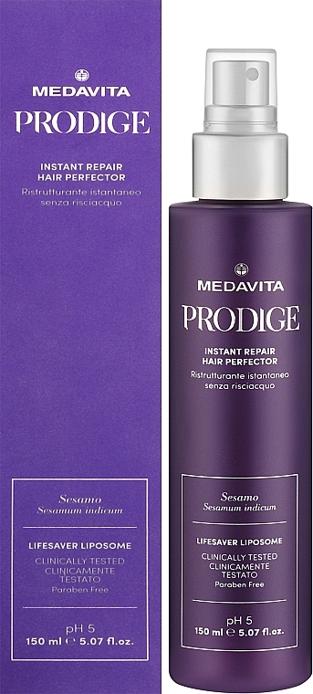 Termoochronny spray do włosów - Medavita Prodige Instant Repair Hair Perfector — Zdjęcie N2