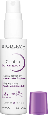 Kojąco-naprawczy spray osuszający rany - Bioderma Cicabio Lotion Spray  — Zdjęcie N2