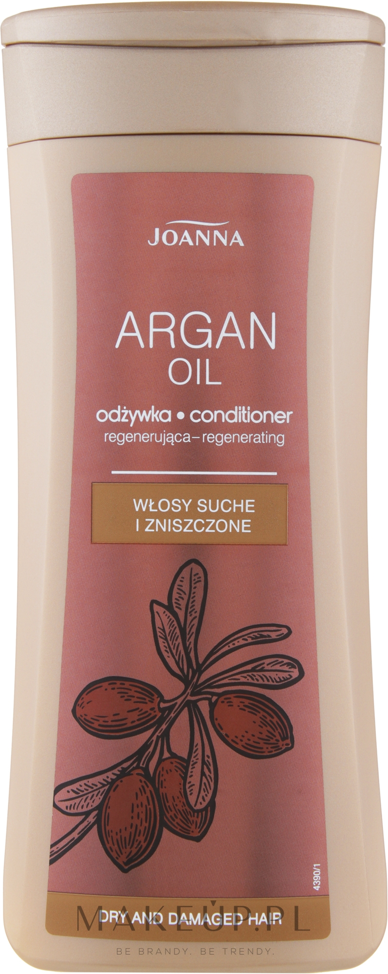 Odżywka z olejem arganowym do włosów suchych i zniszczonych - Joanna Argan Oil — Zdjęcie 200 g