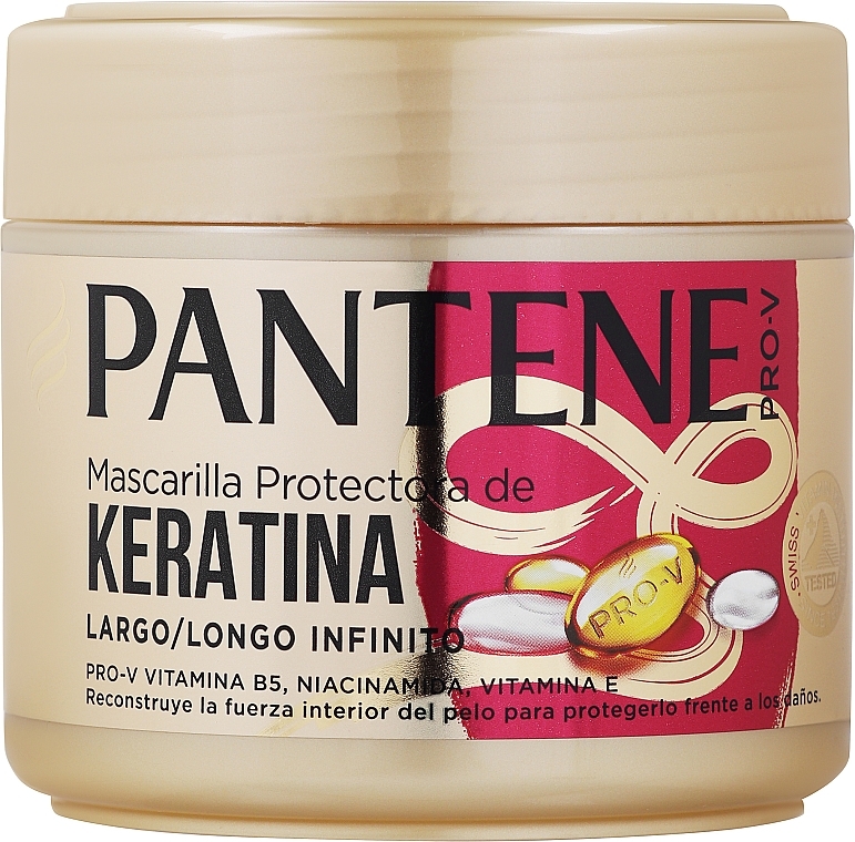 Maska do długich włosów - Pantene Pro-V Infinite Long Keratin Reconstruct Hair Mask  — Zdjęcie N1