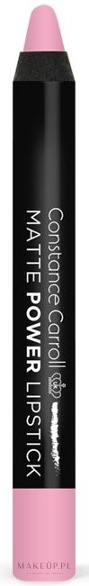 Matowa szminka w kredce - Constance Carroll Matte Power Lipstick — Zdjęcie 01 - Nude Rose