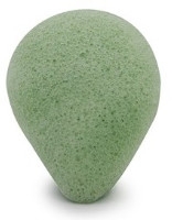 Gąbka konjac do mycia twarzy, kropla Zielona herbata - Bebevisa Konjac Sponge — Zdjęcie N1