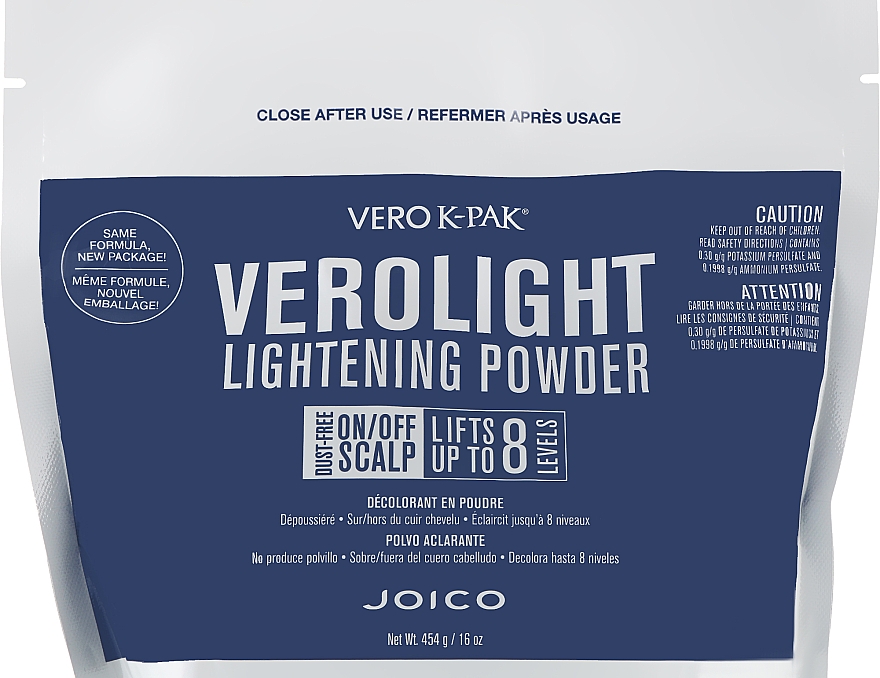 Rozjaśniający puder do włosów - Joico Vero K-Pak VeroLight Dust-Free Lightening Powder — Zdjęcie N1