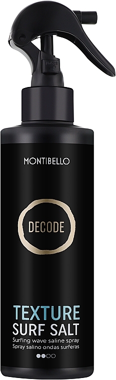 Spray do włosów z solą morską - Montibello Decode Texture Surf Salt Spray — Zdjęcie N1