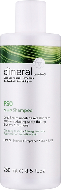 Szampon do wrażliwej skóry głowy - Ahava Clineral Pso Scalp Shampoo — Zdjęcie N1