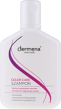 Szampon hamujący wypadanie, wzmacniający i regenerujący do włosów farbowanych - Dermena Hair Care Color Care Shampoo — Zdjęcie N3