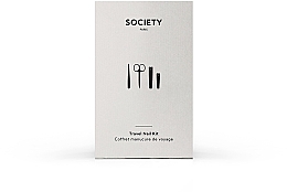 Zestaw podróżny do manicure, 4 szt. - Society Paris Travel Nail Kit — Zdjęcie N2