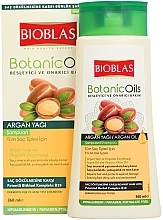 PRZECENA! Szampon przeciw wypadaniu włosów z olejkiem arganowym - Bioblas Botanic Oils Argan Oil Shampoo * — Zdjęcie N2