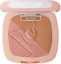 Róż i bronzer 2 w 1 do twarzy - L'Oreal Paris Chérie On The Cake Blush & Bronzer — Zdjęcie N2