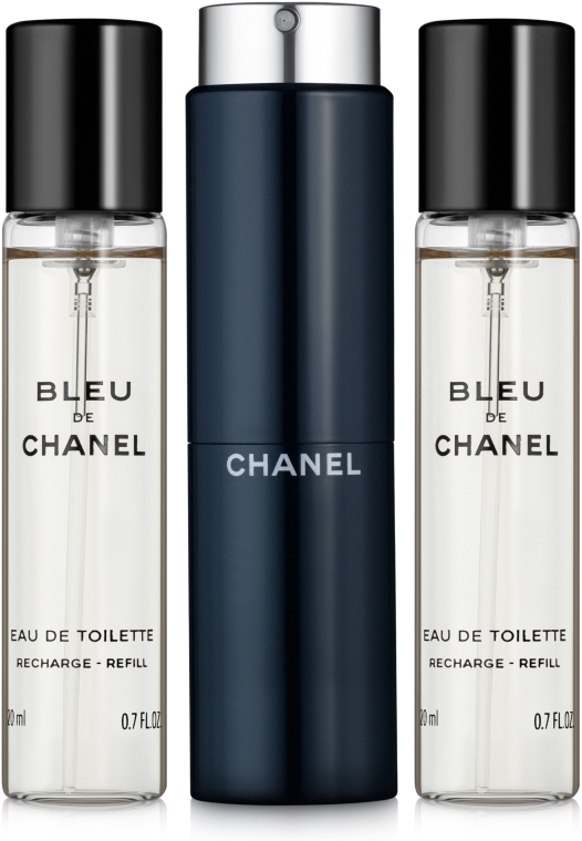 Chanel Bleu de Chanel - Woda toaletowa (purse spray + dwa wymienne wkłady) — Zdjęcie N1