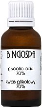 Kup PRZECENA! Kwas glikolowy 70% - BingoSpa Glicolic Acid *