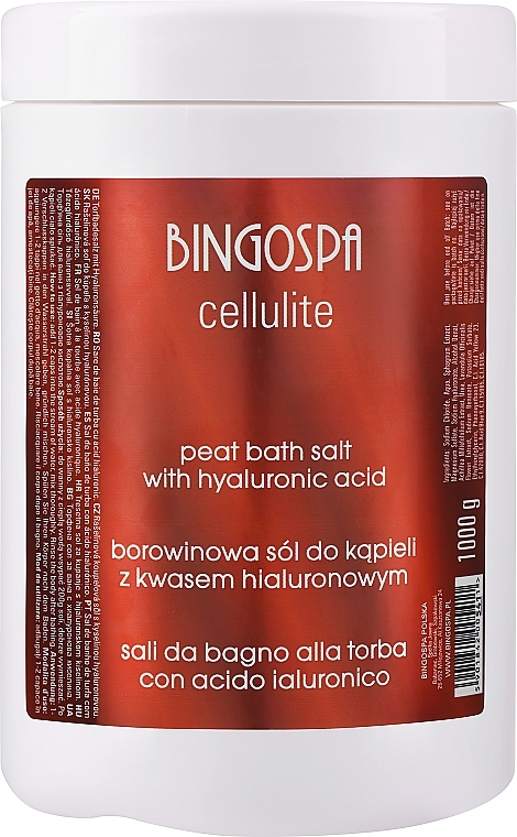 Sól borowinowa z kwasem hialuronowym do pielęgnacji ciała - BingoSpa Salt Mud With Hyaluronic Acid — Zdjęcie N1