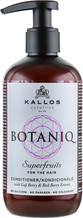Wzmacniająca odżywka do włosów z superowocami - Kallos Cosmetics Botaniq Superfruits Conditioner — Zdjęcie N1