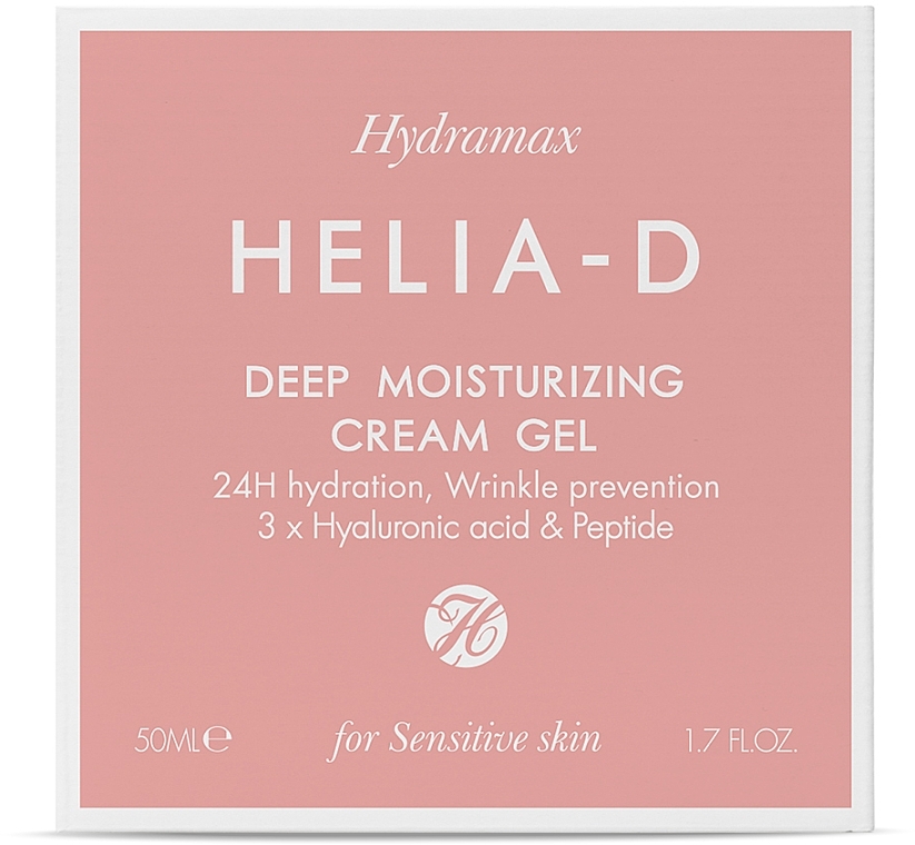 Głęboko nawilżający krem-żel do skóry wrażliwej - Helia-D Hydramax Deep Moisturizing Cream Gel For Sensitive Skin — Zdjęcie N2