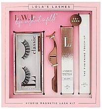 PRZECENA! Zestaw - Lola's Lashes Worth It Hybrid Magnetic Eyelash Kit (eyeliner/3 ml + remover/2.5 ml + eyelashes/2 pcs + applicator) * — Zdjęcie N1