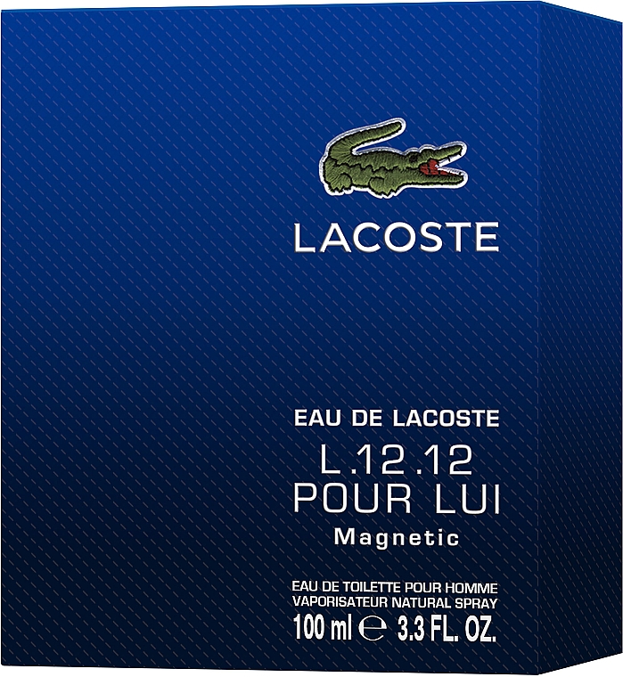 Lacoste Eau de L.12.12 Pour Lui Magnetic - Woda toaletowa — Zdjęcie N3