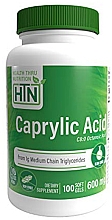 Kup Suplement diety Kwas kaprylowy - Health Thru Nutrition Caprylic Acid 600 Mg