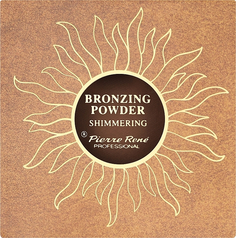 Puder brązujący do twarzy - Pierre Rene Shimmering Bronzing Powder — Zdjęcie N2