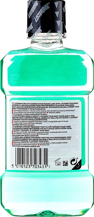 Płyn do płukania jamy ustnej Silne zęby, zdrowe dziąsła - Listerine Fresh Burst Mouthwash — Zdjęcie N2