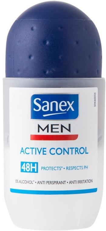 Antyperspirant w kulce dla mężczyzn Active control - Sanex Dermo Men Active Control 48H Roll On — Zdjęcie N1