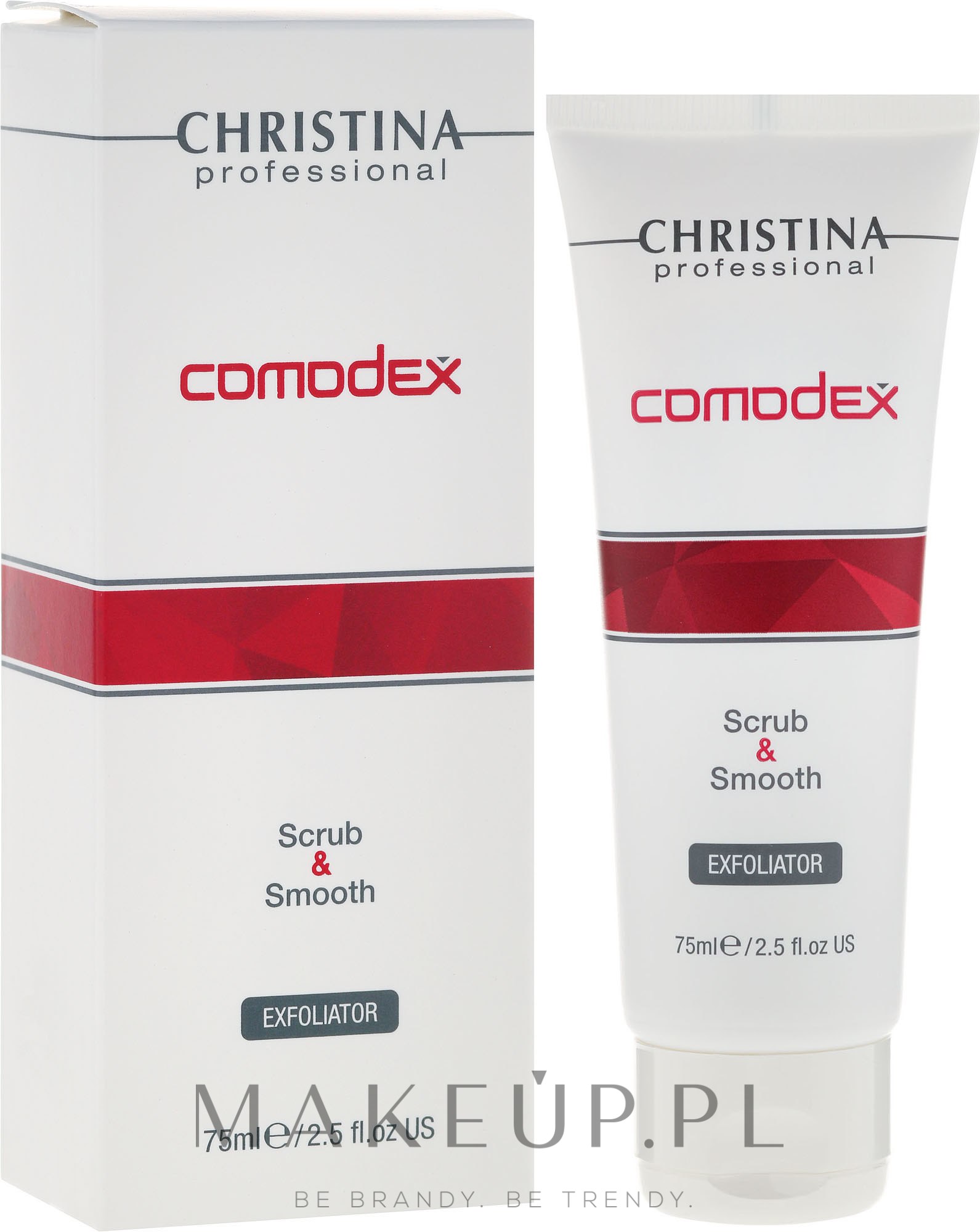 Wygładzający peeling do twarzy - Christina Comodex Scrub & Smooth Exfoliator — Zdjęcie 75 ml