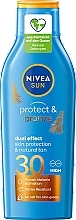 Ochronny balsam do ciała aktywujący opaleniznę SPF 30 - NIVEA SUN Protect & Bronze Sun Lotion — Zdjęcie N1