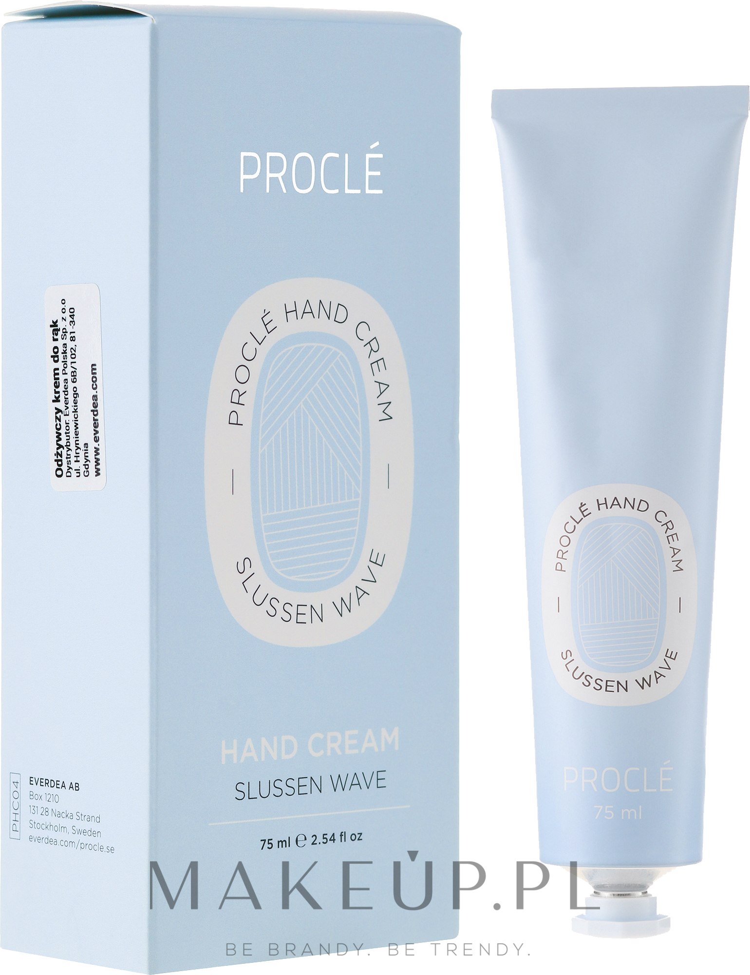 Ochronny krem do rąk - Proclé Hand Cream Slussen Wave — Zdjęcie 75 ml