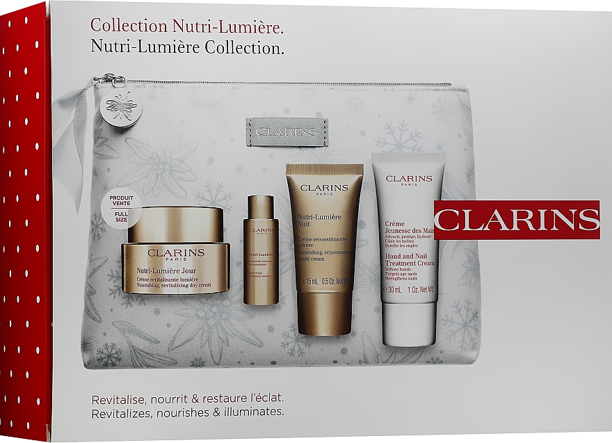 Zestaw świąteczny, 5 produktów - Clarins Nutri-Lumiere Collection — Zdjęcie N1