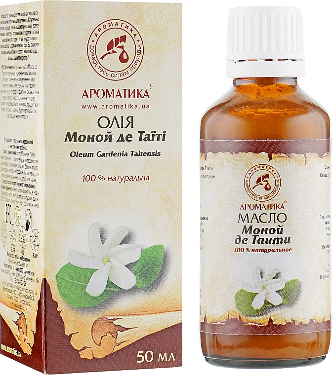 Olej kosmetyczny monoi - Aromatika — Zdjęcie N2