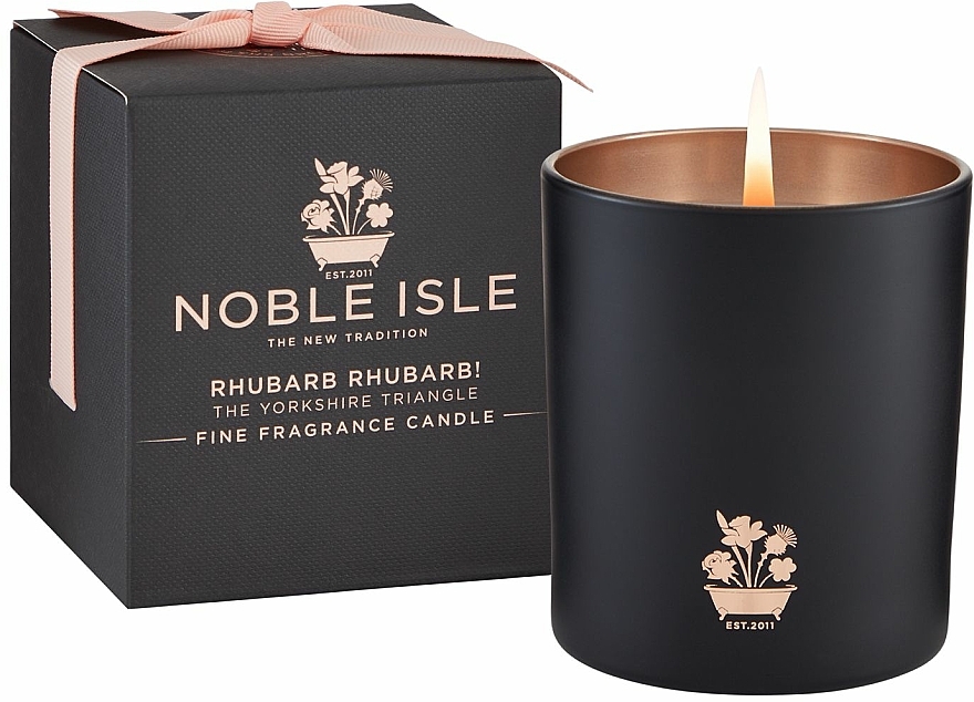 Noble Isle Rhubarb Rhubarb - Świeca zapachowa — Zdjęcie N1