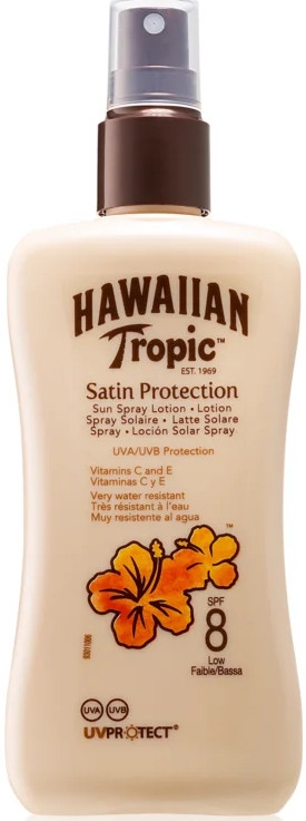 Kremowy balsam do ciała - Hawaiian Tropic Protective Sun Spray Lotion SPF 8 — Zdjęcie N1