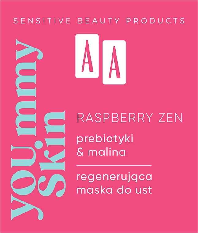 Rewitalizująca maska do ust - AA You.mmy Skin Raspberry Zen — Zdjęcie N2