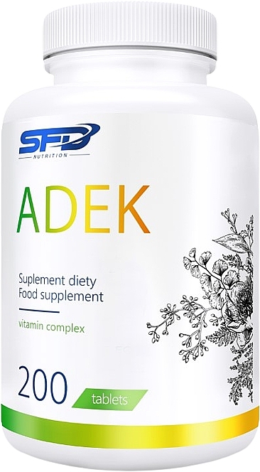 Kompleks witaminowy ADEK - SFD Nutrition ADEK — Zdjęcie N1