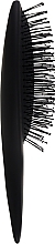 Szczotka do włosów, sztuczne włosie, czarna - Olivia Garden Expert Care Curve Nylon Bristles Matt Black — Zdjęcie N2