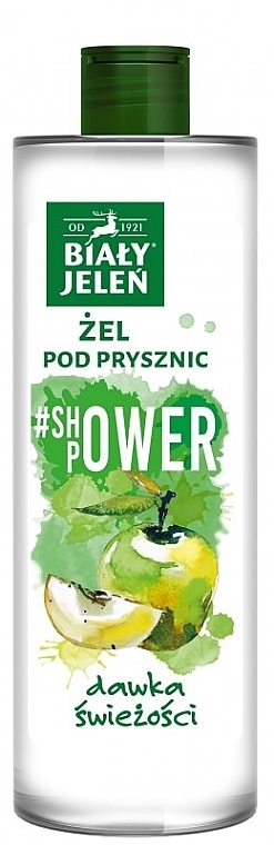 Żel pod prysznic Jabłko - Bialy Jelen #Shower Power Apple Shower Gel — Zdjęcie N1